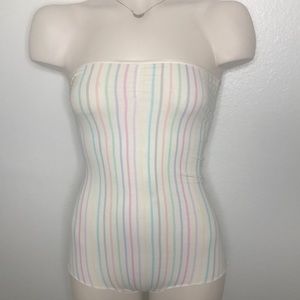 Pastel rainbow playsuit